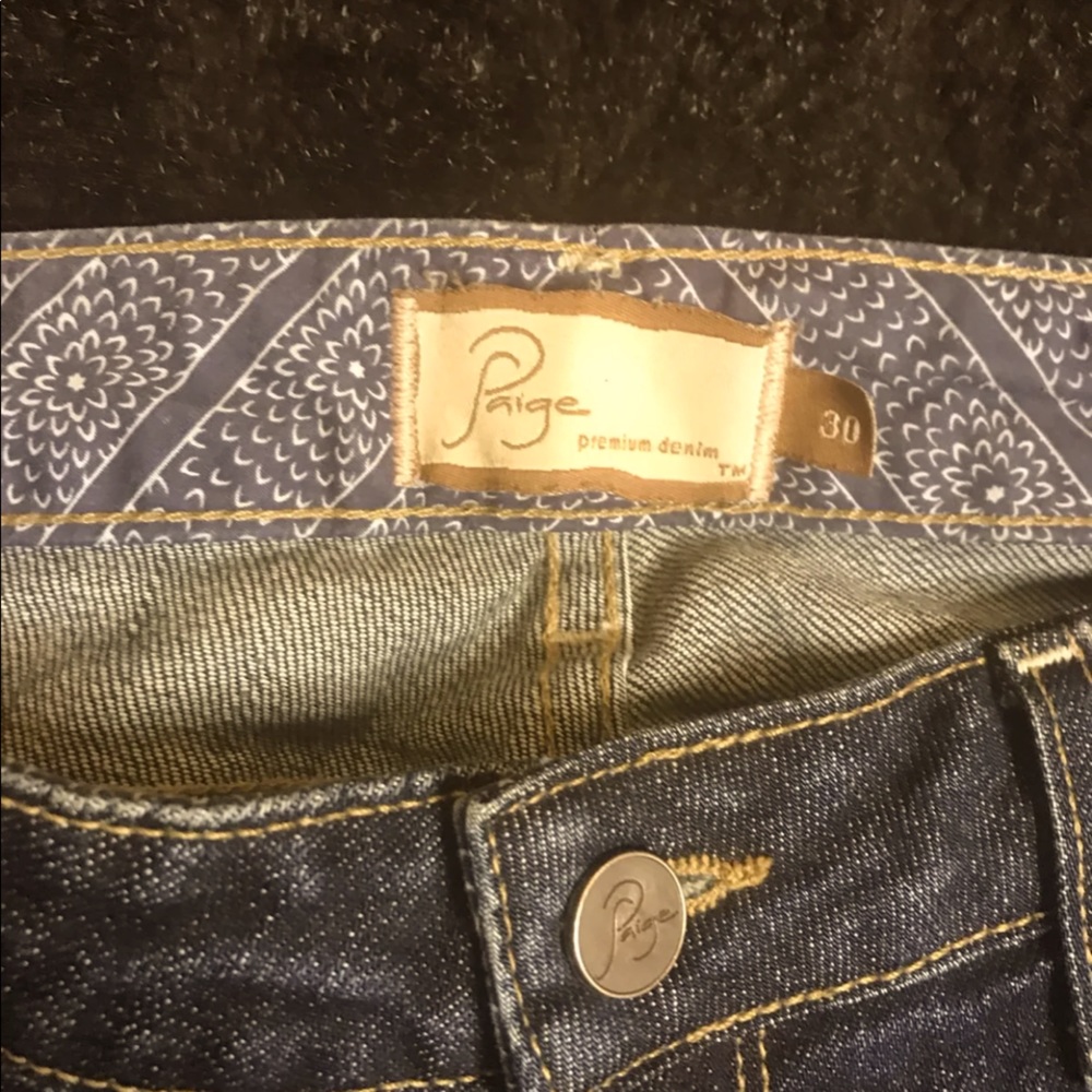 Paige Jeans Capri/ ankle jeans size 30